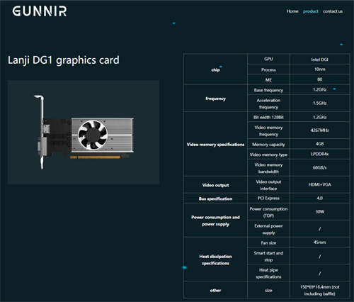 OEM专供，中国製造商 蓝戟推出Intel Iris Xe DG1显卡(2)