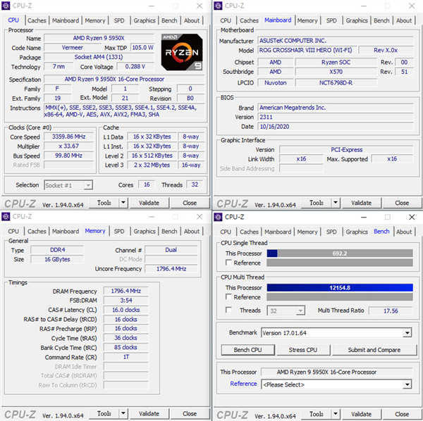 AMD Ryzen 5000系列全面对决测试报告/5950X,5900X,5800X,5600X(7)