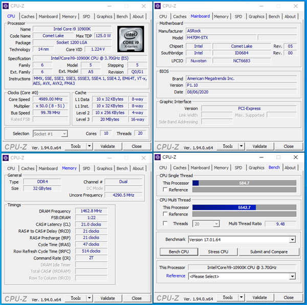 ASRock Deskmini H470开箱测试/USB数量更丰富、支援次世代CPU的Intel Mini-STX準系统(50)