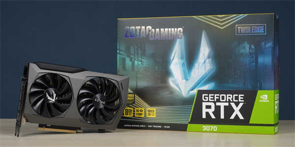 ZOTAC GAMING GeForce RTX 3070 TWIN EDGE/大小双扇设计再现，散热器加宽不加厚