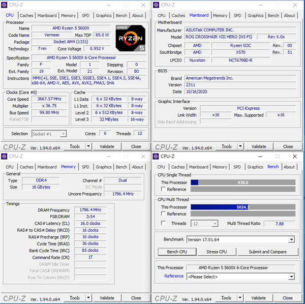 AMD Ryzen 5000系列全面对决测试报告/5950X,5900X,5800X,5600X(10)