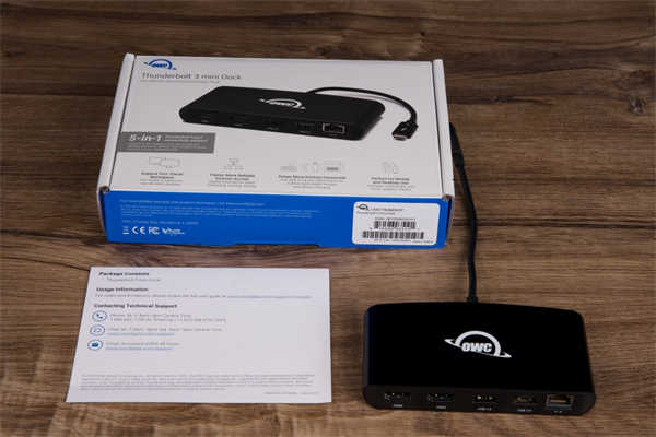 OWC Thunderbolt 3 mini Dock扩充埠/5合1扩充、双4K60输出、体积小巧(3)