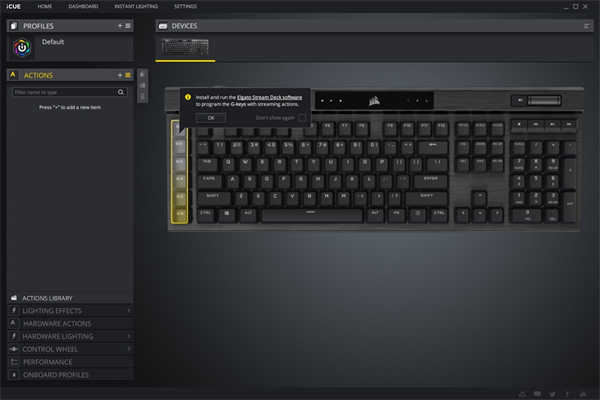 CORSAIR K100 RGB机械键盘/新增多功能转盘，战斗力再升级(27)