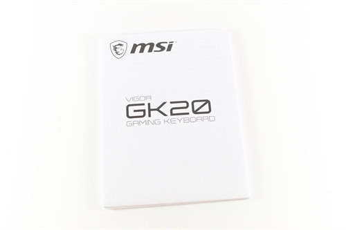 微星msi VIGOR GK20和GK50 ELITE电竞键盘开箱(2)