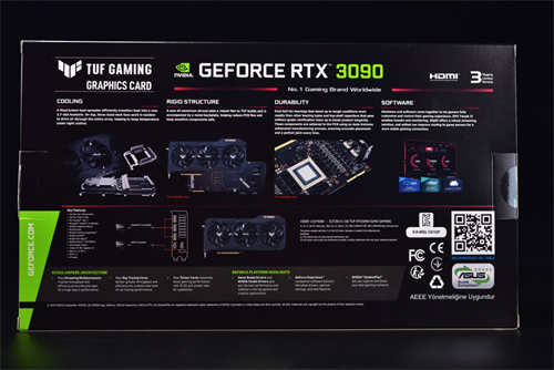 ASUS TUF Gaming RTX 3090卡皇测试/24GB记忆体创作、8K游戏先决(2)
