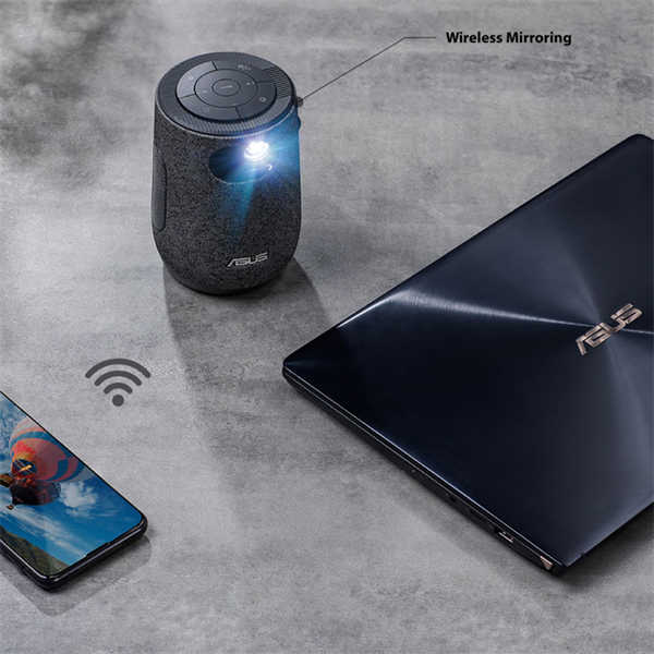 CES 2021瞩目新品—ASUS ZenBeam Latte L1无线蓝牙行动投影机强势登场(1)