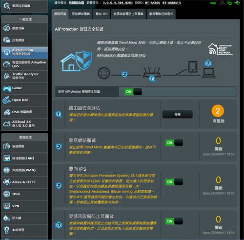 Wi-Fi 6 高阶主流 ASUS RT-AX86U无线路由器开箱 / 双频 AX5700,2.5GbE,手游加速(15)