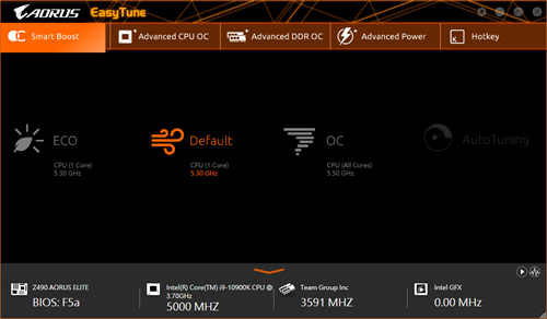 GIGABYTE Z490 AORUS ELITE开箱测试/最平价的Z490 AORUS主机板信仰选择(54)