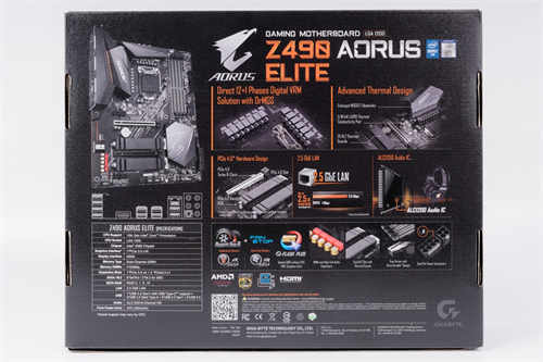 GIGABYTE Z490 AORUS ELITE开箱测试/最平价的Z490 AORUS主机板信仰选择(2)