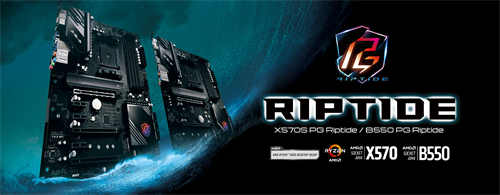 ASRock为AMD Ryzen桌上型CPU推出X570S PG Riptide和B550 PG Riptide主机板