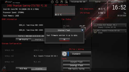 ASRock Z490 PHANTOM GAMING-ITX/TB3/ITX小板搭载TB3、小巧精悍的设计(40)