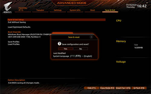 GIGABYTE Z490 AORUS ELITE开箱测试/最平价的Z490 AORUS主机板信仰选择(47)