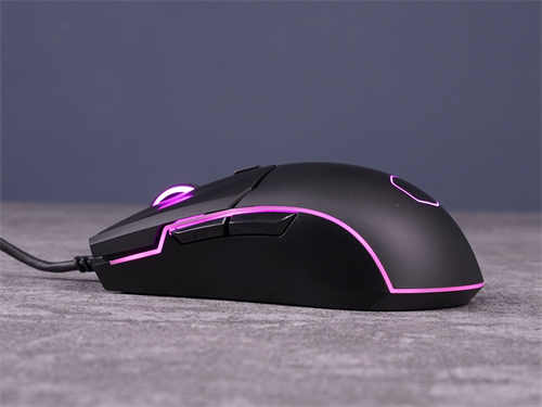 Cooler Master CM110 CM310电竞滑鼠开箱/千元内亲民价格、左右对称鼠身、环绕照明灯条(11)