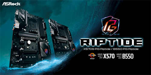 ASRock发表全新X570S/B550 PG Riptide主机板