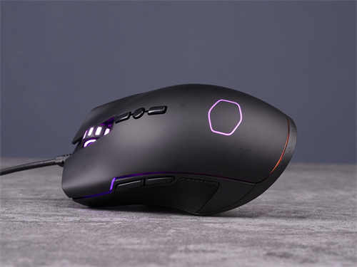 Cooler Master CM110 CM310电竞滑鼠开箱/千元内亲民价格、左右对称鼠身、环绕照明灯条(24)