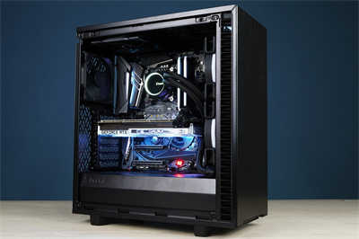 Fractal Design Define 7 Compact机壳开箱试组/ATX主机板空间，北欧极简美学