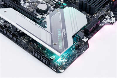 华擎ASRock Z490 Steel Legend/银白数位迷彩风格、钢铁传奇般的可靠性(15)