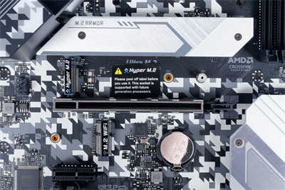 华擎ASRock Z490 Steel Legend/银白数位迷彩风格、钢铁传奇般的可靠性(9)