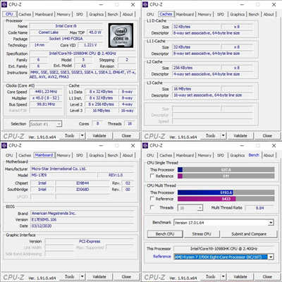 MSI GE75 Raider 10SGS电竞笔电开箱测试报告/10代 i9、 RTX 2080 Super、240Hz IPS萤幕(45)