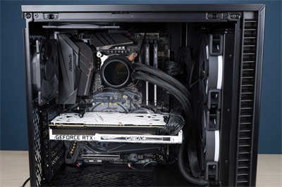 Fractal Design Define 7 Compact机壳开箱试组/ATX主机板空间，北欧极简美学(24)