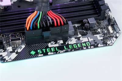 华擎ASRock Z490 Steel Legend/银白数位迷彩风格、钢铁传奇般的可靠性(17)