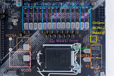 映泰 Biostar RACING Z490GTA EVO 开箱 / 14+2 相供电、PCI-E 4.0 Ready、(18)