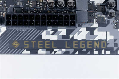 华擎ASRock Z490 Steel Legend/银白数位迷彩风格、钢铁传奇般的可靠性(14)