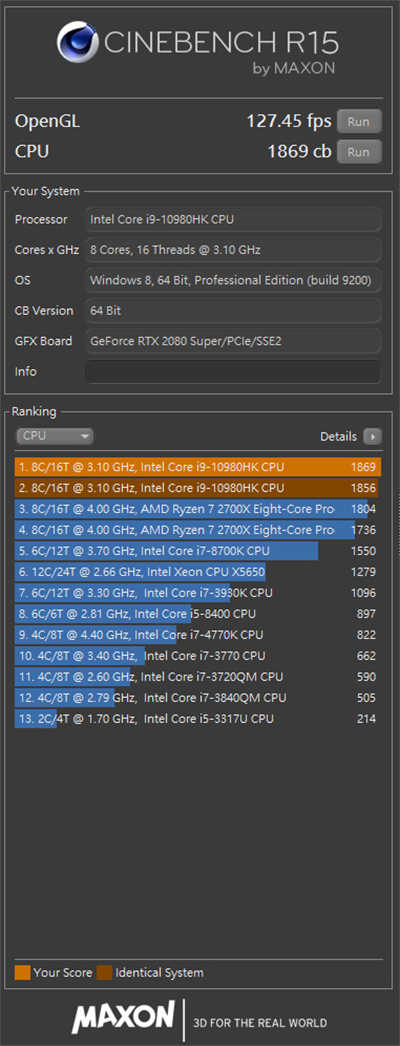 MSI GE75 Raider 10SGS电竞笔电开箱测试报告/10代 i9、 RTX 2080 Super、240Hz IPS萤幕(48)