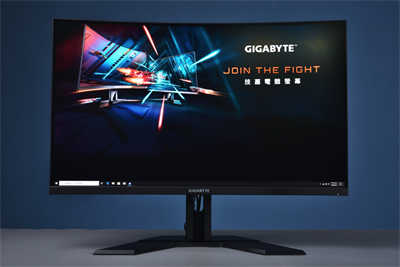GIGABYTE G32QC电竞萤幕开箱测试/曲面1500R 2K 165Hz的划算之选(15)