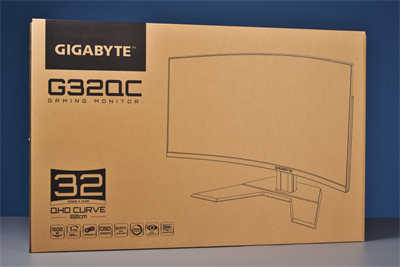 GIGABYTE G32QC电竞萤幕开箱测试/曲面1500R 2K 165Hz的划算之选(1)