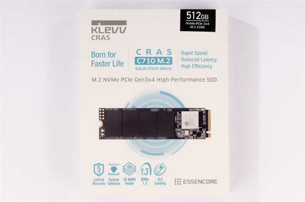 KLEVV CRAS C710 M.2 512GB测试报告/5年保固、平价NVMe SSD装机首选(1)