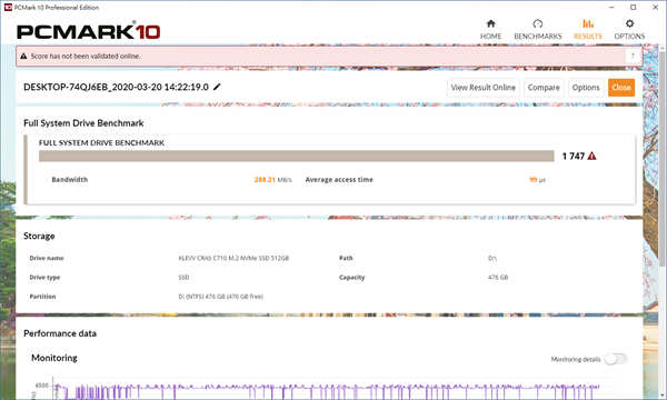 KLEVV CRAS C710 M.2 512GB测试报告/5年保固、平价NVMe SSD装机首选(17)