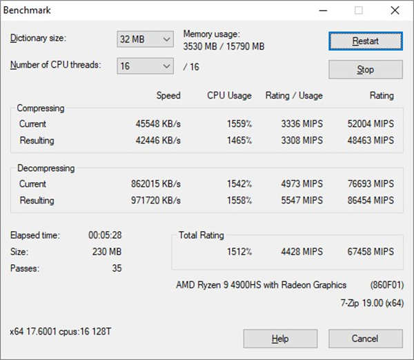 ASUS ROG Zephyrus G14测试报告/Ryzen 8C技压群雄(66)