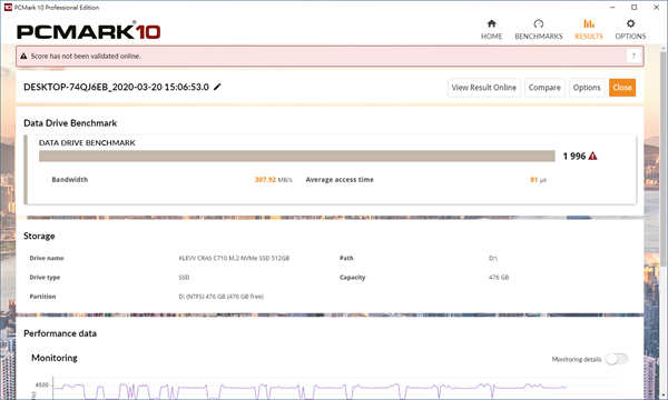 KLEVV CRAS C710 M.2 512GB测试报告/5年保固、平价NVMe SSD装机首选(18)