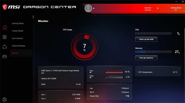 MSI Alpha 15 A3DD A10SC笔电开箱测试/电竞入门者的第一款AMD YES！(11)