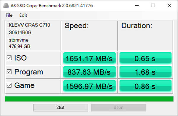 KLEVV CRAS C710 M.2 512GB测试报告/5年保固、平价NVMe SSD装机首选(12)