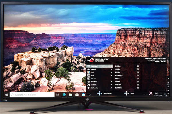 ASUS ROG PG43UQ大型电竞萤幕开箱/4K 144Hz HDR1000攻顶再一台(25)