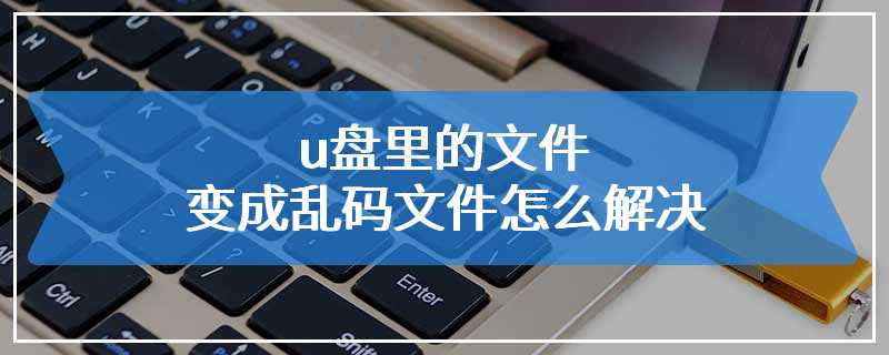 u盘里的文件变成乱码文件怎么解决