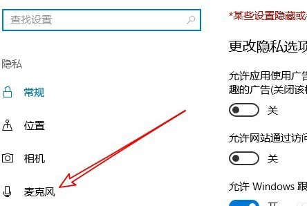 win10麦克风权限在哪里开启(2)