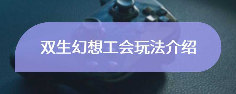 双生幻想工会玩法介绍