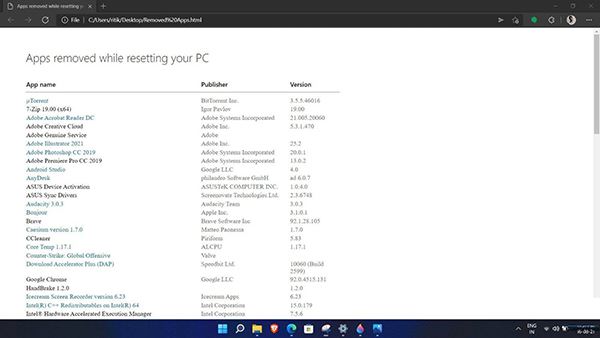 windows11重置系统保留个人文件方法(7)