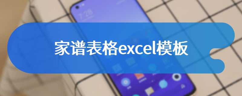 家谱表格excel模板