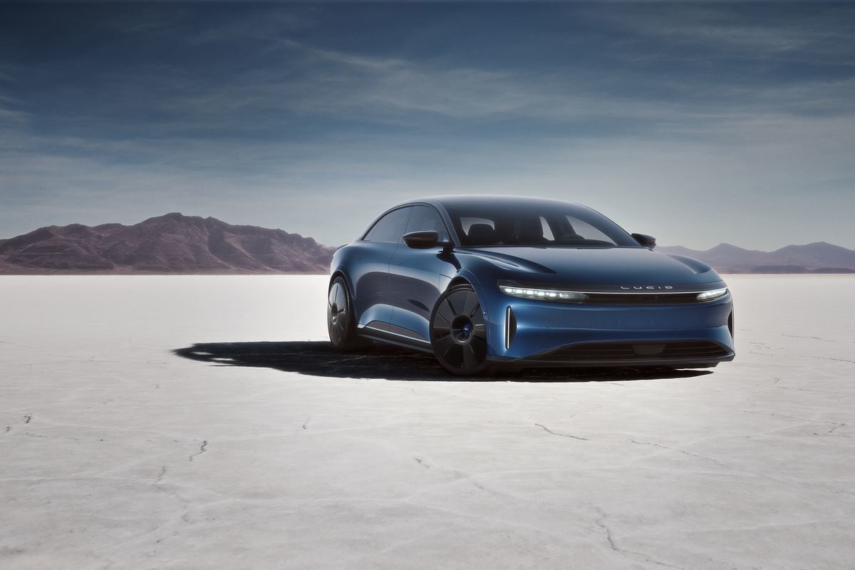 Lucid 推出顶级电动跑车 Lucid Air Dream Edition：零百加速不到 2 秒，马力超 1200 匹