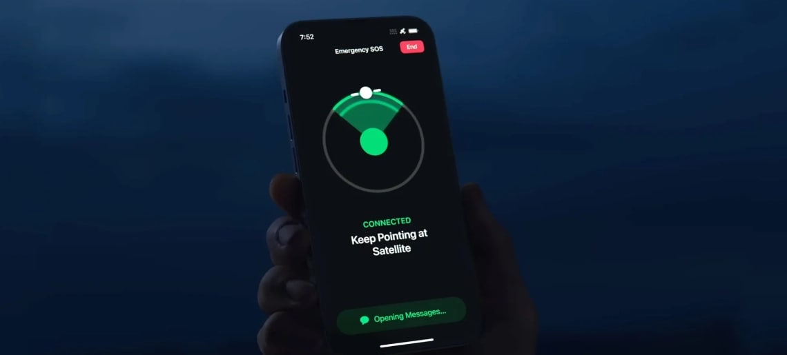 iOS 16.1 将为苹果 iPhone 14 / Pro 用户提供“卫星连接演示”功能