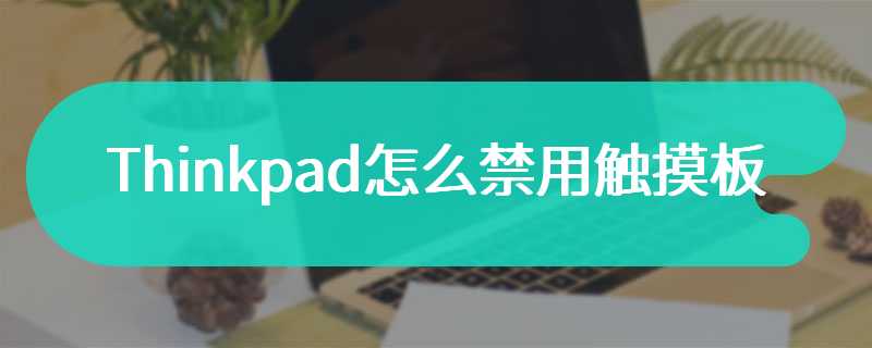 Thinkpad怎么禁用触摸板