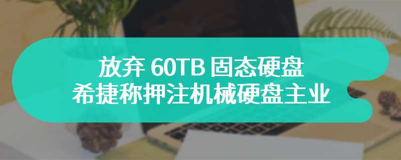 放弃 60TB 固态硬盘，希捷称押注机械硬盘主业