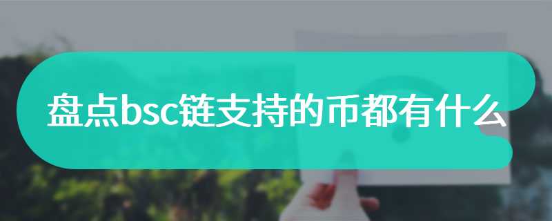 盘点bsc链支持的币都有什么