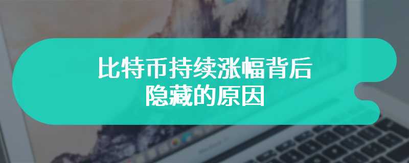 比特币持续涨幅背后隐藏的原因