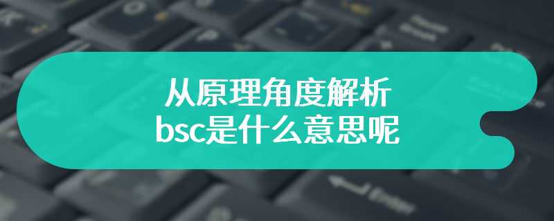 从原理角度解析bsc是什么意思呢