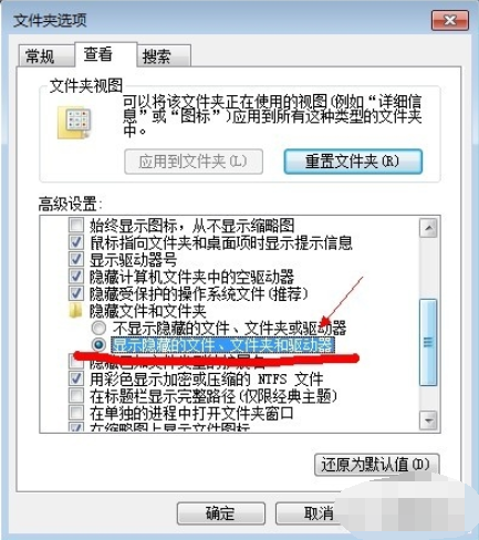 怎么显示隐藏文件win7(2)